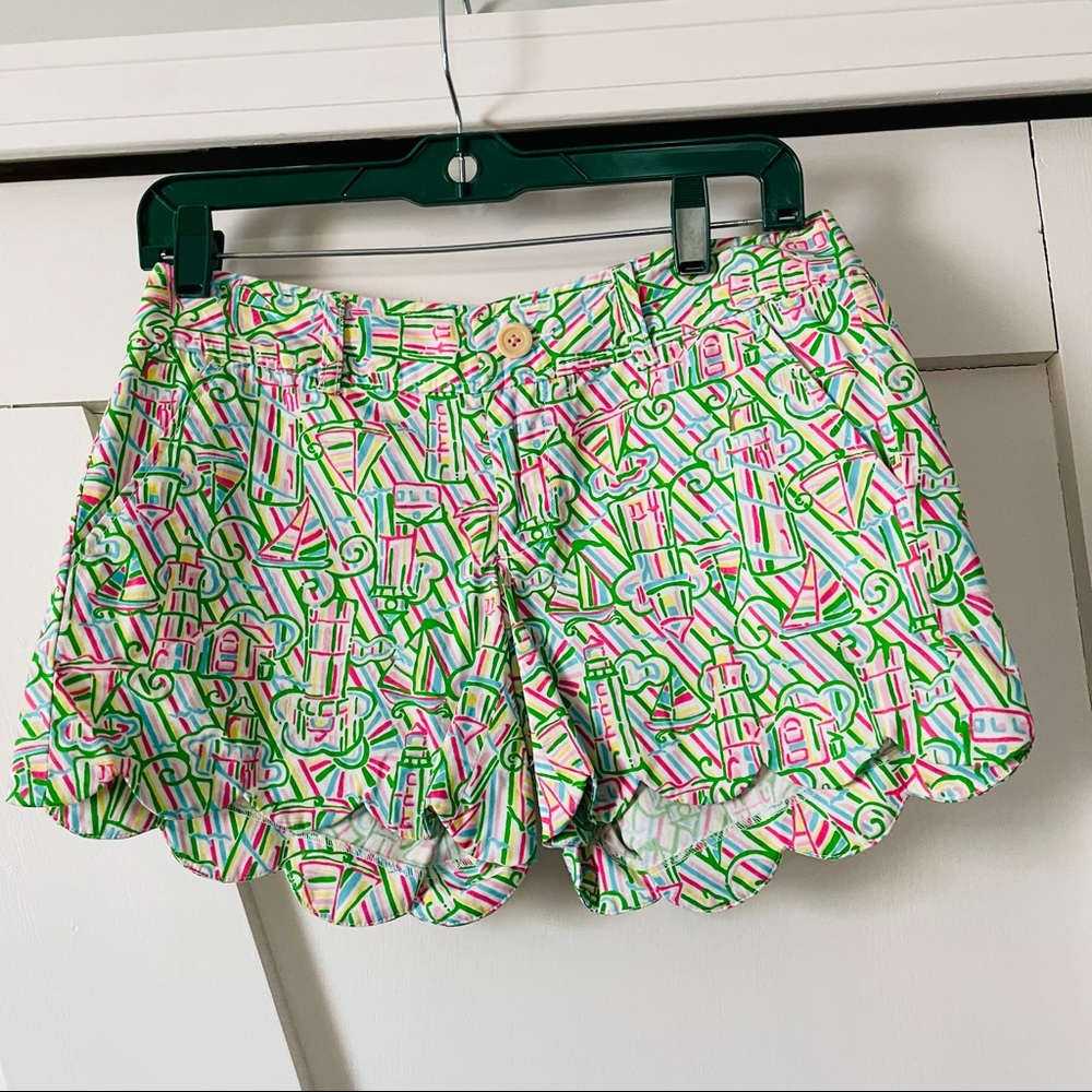 Lilly pullitzer buttercup shorts